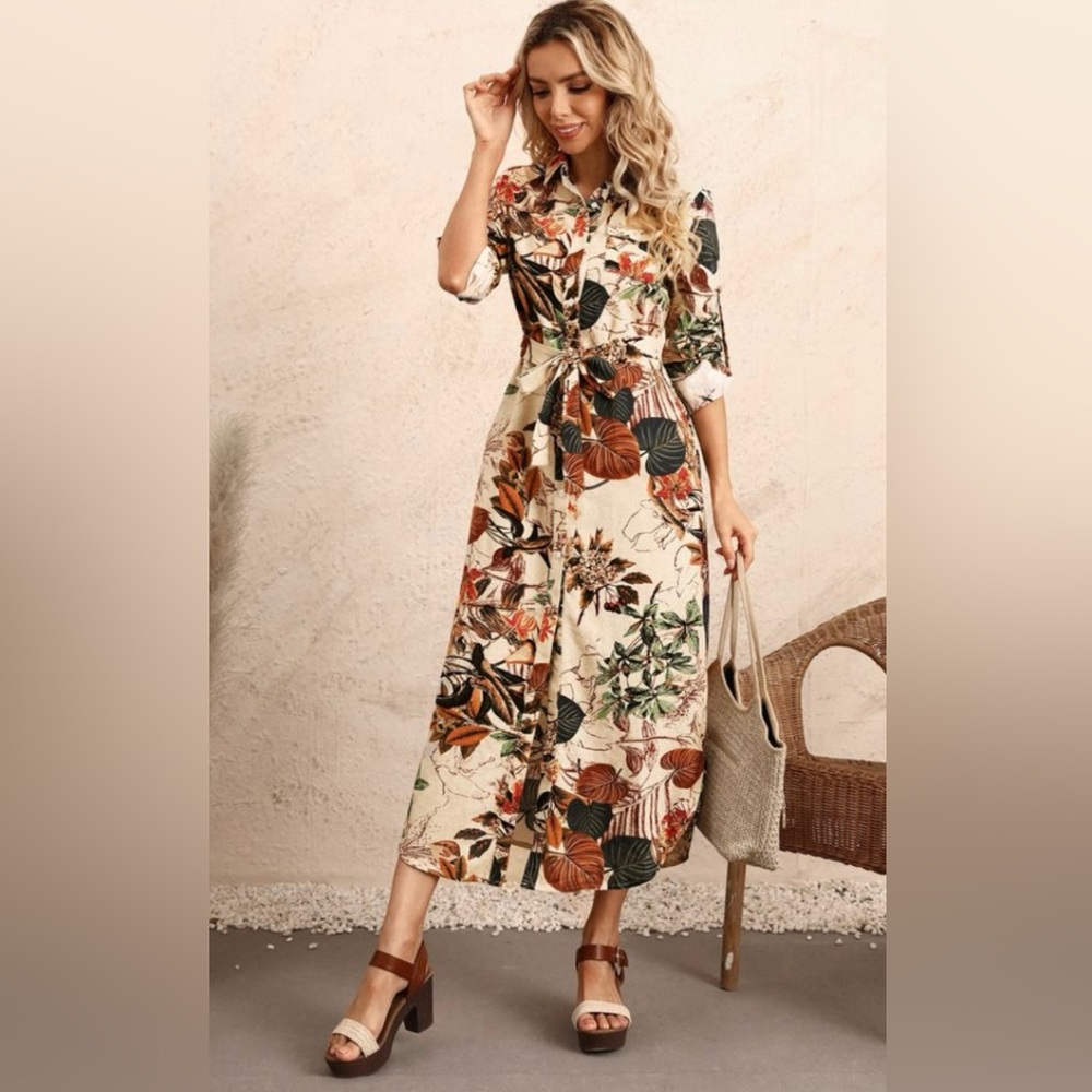 Emery Rose Shirt Dress